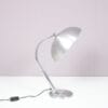 L5386 1950s Bauhaus style desk lamp in chrome metal with aluminium / H. Busquet / Hala, Netherlands