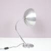 L5386 1950s Bauhaus style desk lamp in chrome metal with aluminium / H. Busquet / Hala, Netherlands