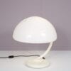 L5490 1970 Serpente table lamp in white metal with plexiglass Elio Martinelli Martinelli, Italy