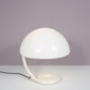 L5490 1970 Serpente table lamp in white metal with plexiglass Elio Martinelli Martinelli, Italy
