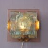 1960s Wall lamp with thick pieces of glass by Cosack, Germany