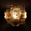 1960s Wall lamp with thick pieces of glass by Cosack, Germany