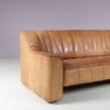 INC225 1970s Brown leather 3-seater sofa DS44 / De Sede, Switzerland