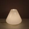 L5489 1970s Murano glassmushroom table lamp Venini, Italy