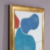 m23046 1990s Framed ceramics artwork by Jan Snoeck, Netherlands