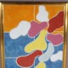 m23050 1990s Framed ceramics artwork by Jan Snoeck, Netherlands