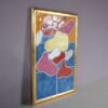 m23053 1990s Framed ceramics artwork by Jan Snoeck, Netherlands
