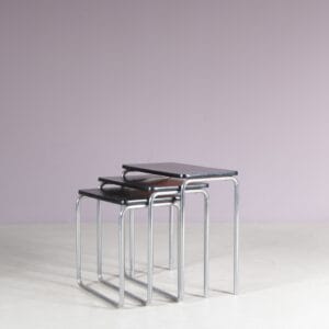 1930s Nesting tables by Jan Schrofer for Ahrend de Cirkel, Netherlands