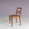 m28207 1950s Side chair in beech wood / René Gabriel / France