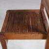 m28207 1950s Side chair in beech wood / René Gabriel / France