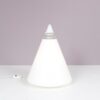 L5514 1970s Glass pyramid shaped table lamp model Rio Giusto Toso Leucos, Italy