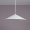 L5505 1960s White metal hanging lamp Claus Bonderup & Torsten Thorup Fog & Morup, Denmark
