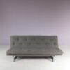 m28146 1970s 3-Seater sofa on chrome base with new fabric upholstery Kho Liang Ie Artifort, Netherlands