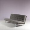 m28146 1970s 3-Seater sofa on chrome base with new fabric upholstery Kho Liang Ie Artifort, Netherlands
