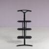 m28204 1990s "Tiramisu" Folding step in black plastic / Andries van onck / Kartell, Italy