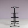 m28204 1990s "Tiramisu" Folding step in black plastic / Andries van onck / Kartell, Italy