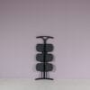 m28204 1990s "Tiramisu" Folding step in black plastic / Andries van onck / Kartell, Italy