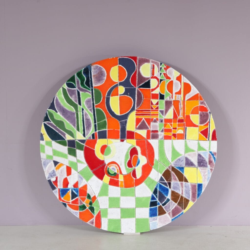 m28049 1970s Ceramics artwork from the Netherlands, from the ABN Amro bank building