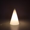 L5459 1990s Glass table lamp model TeePee SCE, France
