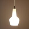 L5239 1950s White glass hanging lamp / Massimo Vignelli / Venini, Italy