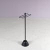 m28203 1980s Metal with black plastic towel hanger Achille Castiglioni Zanotta, Italy