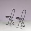 m28222-3 1980s Dafne Folding chair by Gastone Rinaldi for FlyLine, Italy