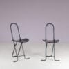 m28222-3 1980s Dafne Folding chair by Gastone Rinaldi for FlyLine, Italy