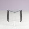 m28213 1980s Wire metal side table from the Netherlands