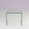 m28257 1980s Glass side table model Waterfall Fiam, Italy