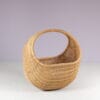 m28251 1960s Wicker baby crib on metal base Netherlands