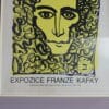 m28239 1950s Kafka exhibition poster Czech