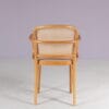 m28273 1930s Nr 811 chair in beech wood with webbing seat and back Josef Hoffmann Ligna, Czech