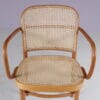 m28272 1930s Nr 811 chair in beech wood with webbing seat and back / Josef Hoffmann / Ligna, Czech