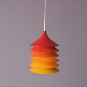 1970s small hanging lamp model duett Bent Gantzel Boysen for Ikea Sweden