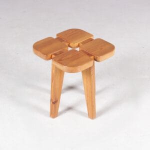 1960s Pine stool by Raani Peippo for Stockmann Orno Finland