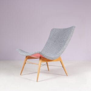 1959 Lounge chair Miroslav Navratil Český Nábytek / Czech (Designed for Trienalle Milano, Italy)