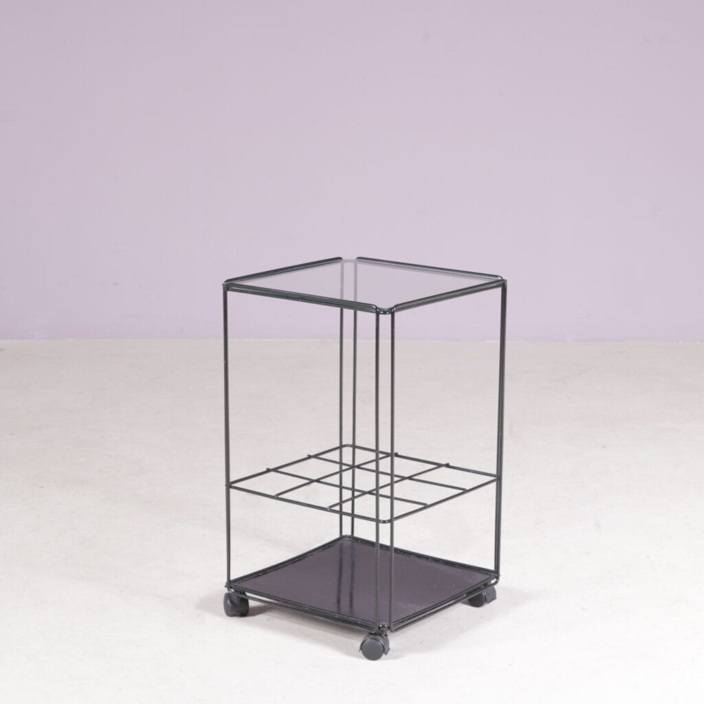 1970s Bar table / trolley Max Sauze Studio Sauze France