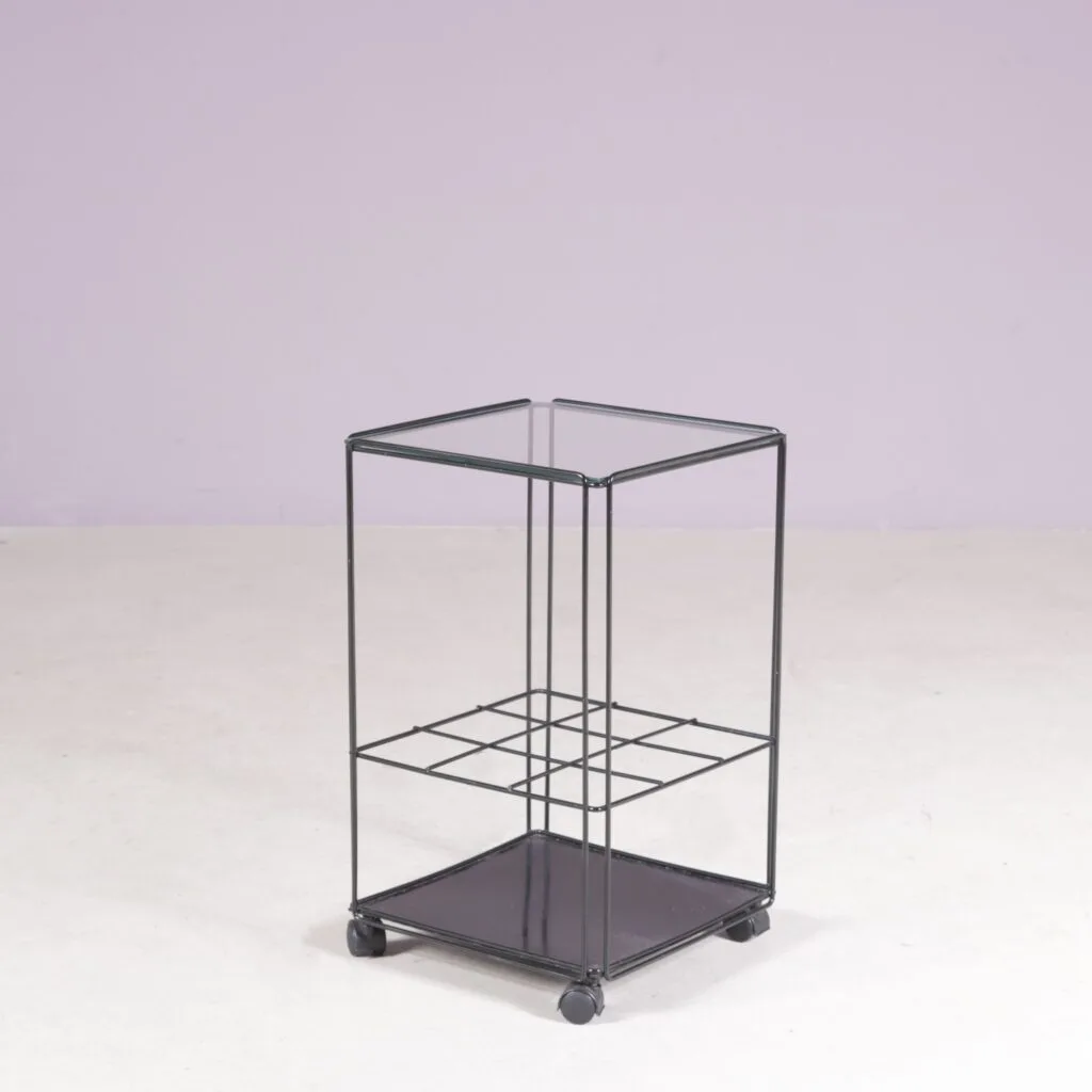 1970s Bar table / trolley Max Sauze Studio Sauze France