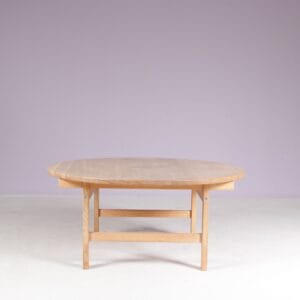 1960s Round coffee table by H. J. Wegner for Andreas Tuck Denmark