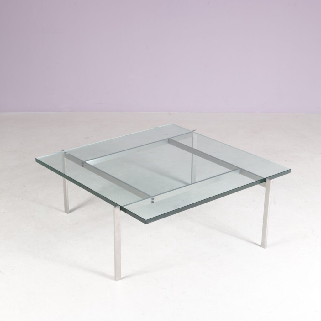 1970s coffee table Poul Kjaerholm Model: PK61  (not signed)